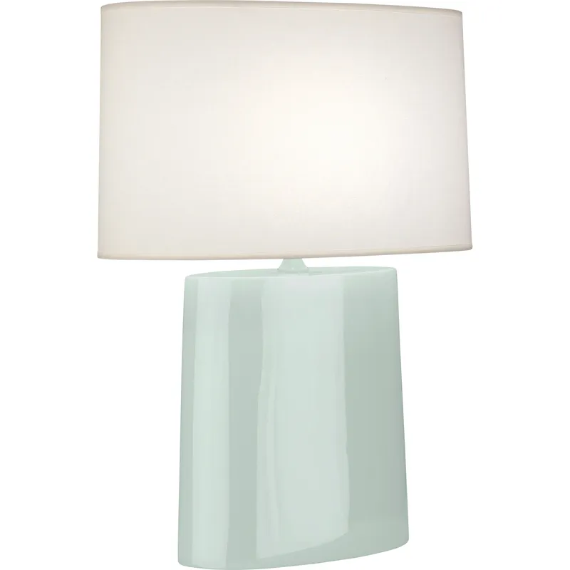 Victor 26.25 inch 100 watt Celadon Table Lamp Portable Light