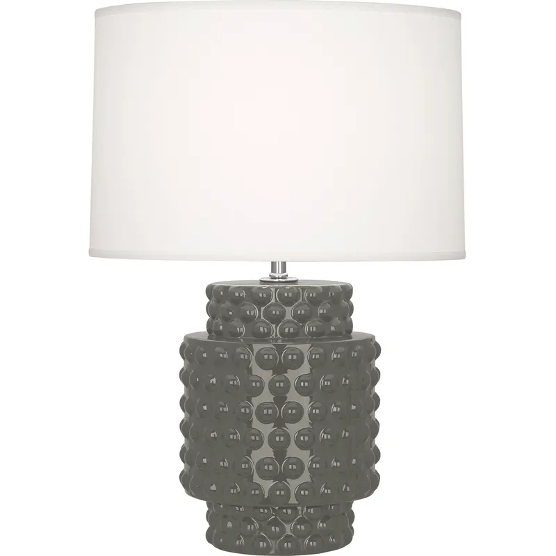 Small Dolly 21.38 inch 150 watt Ash Accent Lamp Portable Light in Fondine