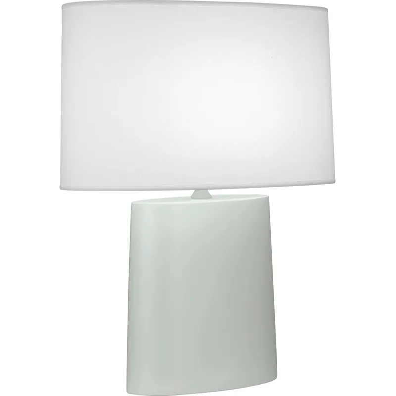 Victor 26.25 inch 100 watt Matte Celadon Table Lamp Portable Light