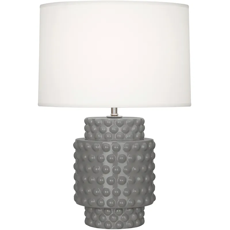 Small Dolly 21.38 inch 150 watt Smoky Taupe Accent Lamp Portable Light in Fondine