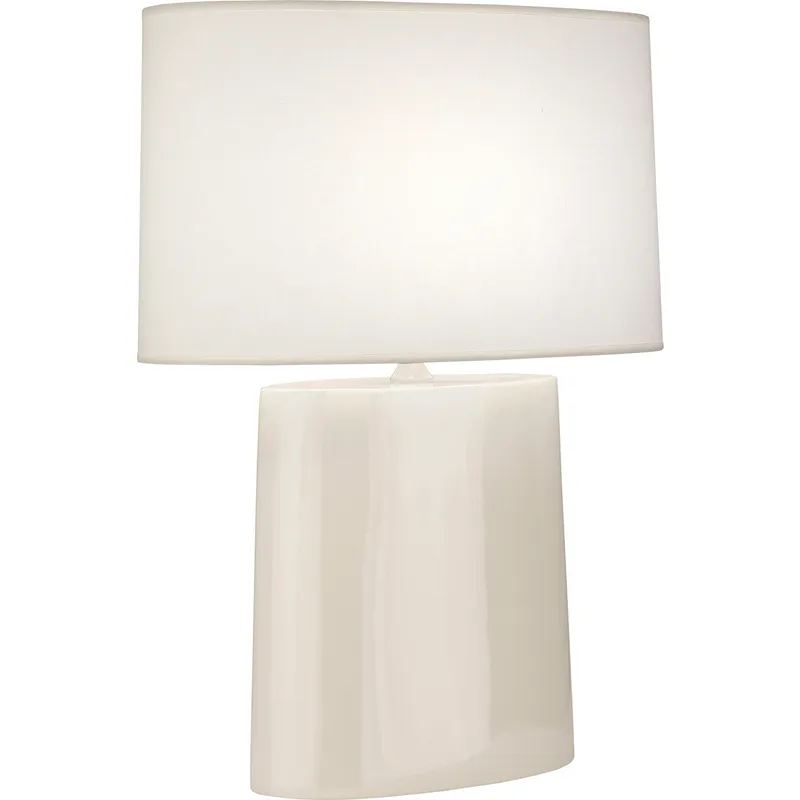 Victor 26.25 inch 100 watt Bone Table Lamp Portable Light