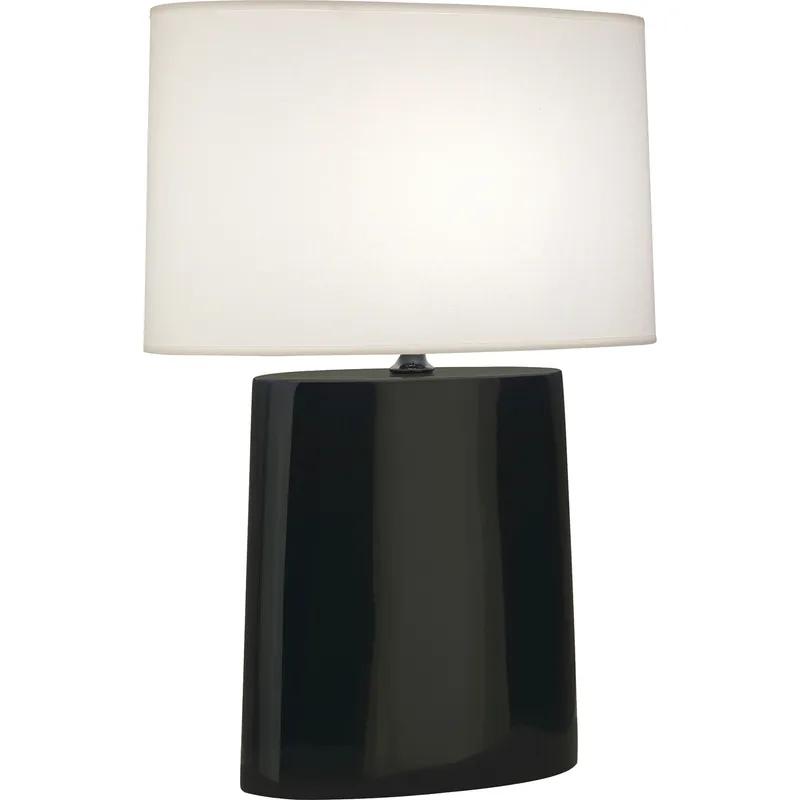 Victor 26.25 inch 100 watt Obsidian Glaze Table Lamp Portable Light