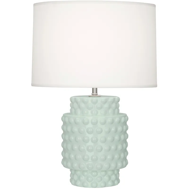 Small Dolly 21.38 inch 150 watt Celadon Accent Lamp Portable Light in Fondine