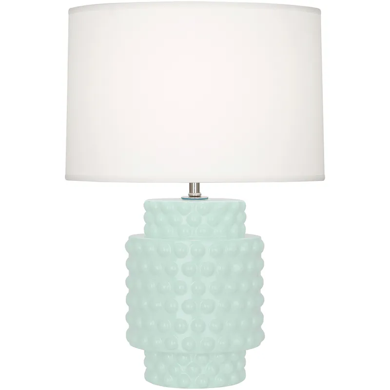 Small Dolly 21.38 inch 150 watt Mint Accent Lamp Portable Light in Fondine