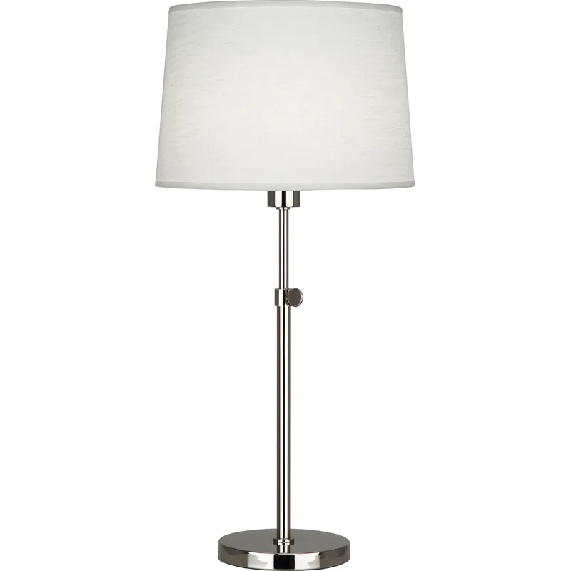 Koleman 25.25 inch 100 watt Polished Nickel Table Lamp Portable Light