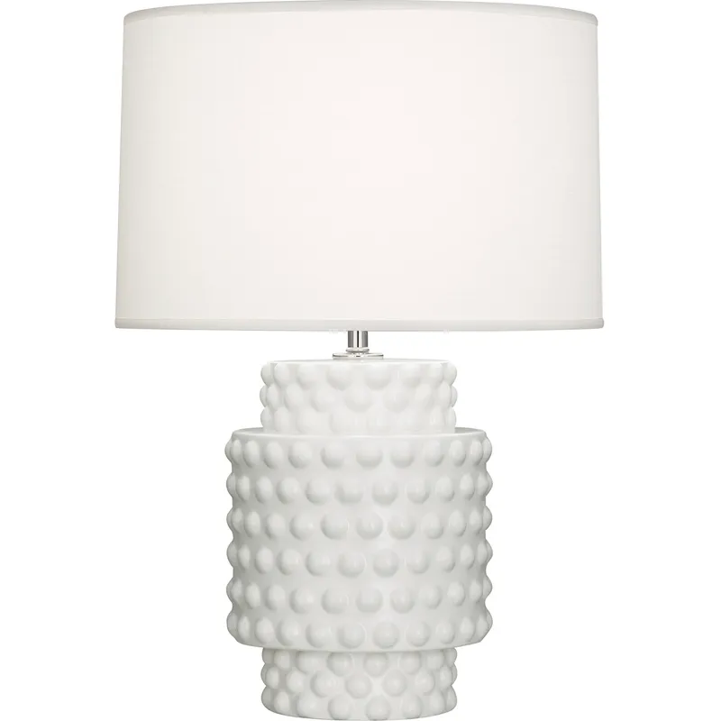 Small Dolly 21.38 inch 150 watt Matte Lily Accent Lamp Portable Light in Fondine