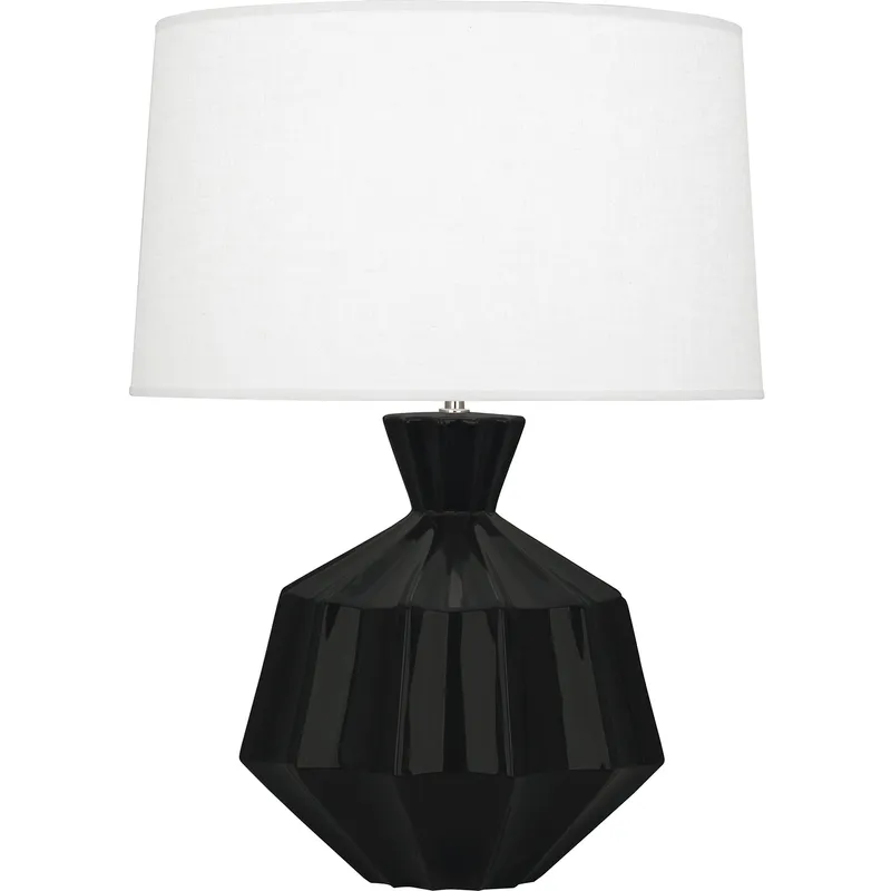 Orion 27 inch 150 watt Obsidian Glaze Table Lamp Portable Light
