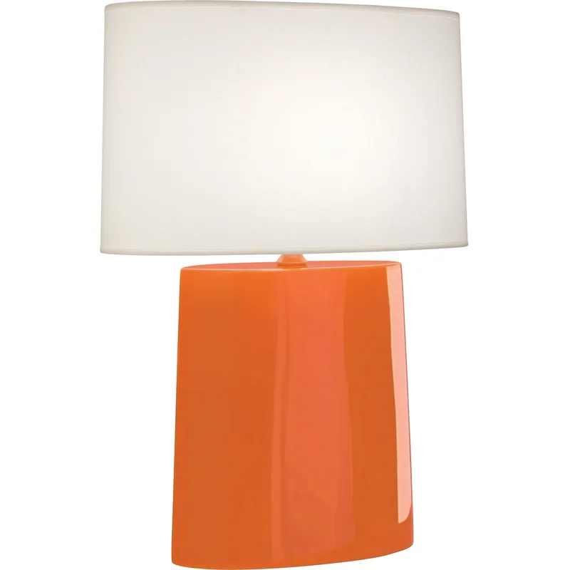 Victor 26.25 inch 100 watt Pumpkin Table Lamp Portable Light