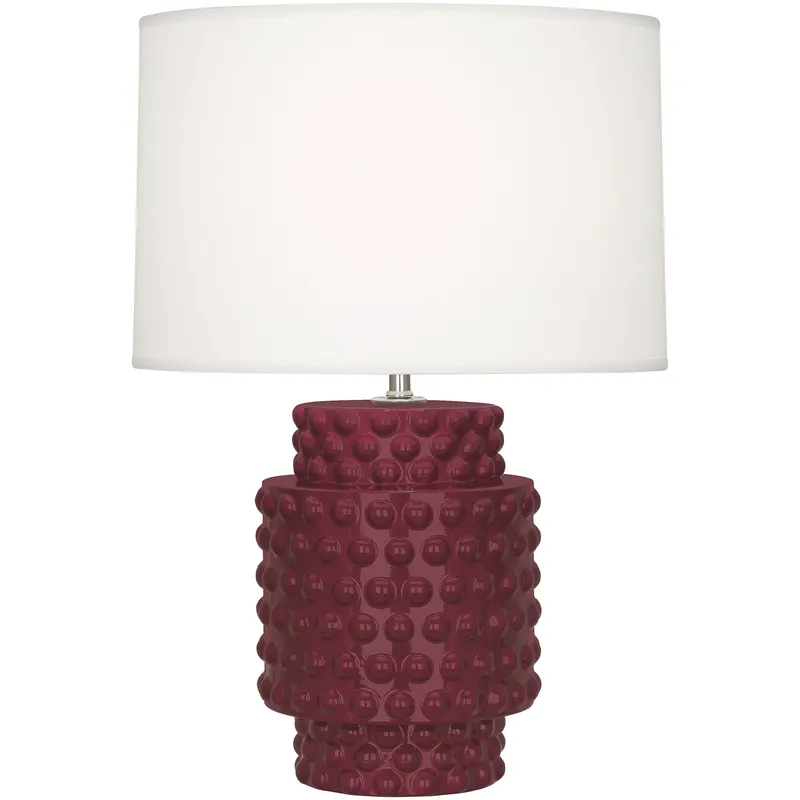 Small Dolly 21.38 inch 150 watt Sugar Plum Accent Lamp Portable Light in Fondine