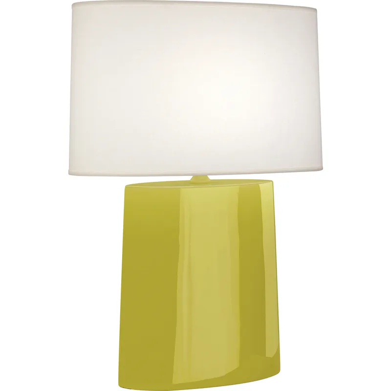 Victor 26.25 inch 100 watt Citron Table Lamp Portable Light