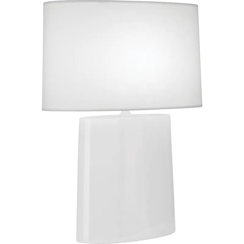 Victor 26.25 inch 100 watt Daisy Glaze Table Lamp Portable Light