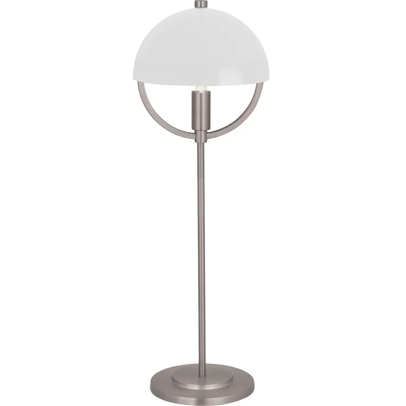 Mavisten Edition Copernica 25.5 inch 60 watt Pewter Table Lamp Portable Light in White