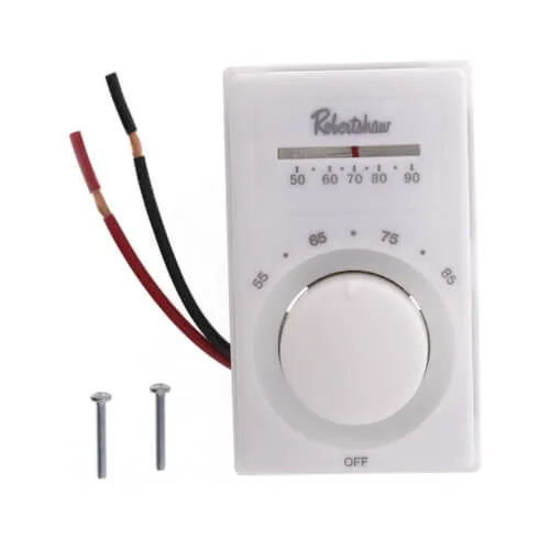 Robertshaw 801 Line Voltage Thermostat SPST Heating