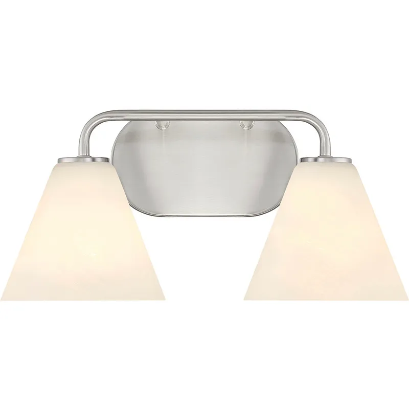 Blair 2 Light 15.5 inch Satin Nickel Bath Wall Light