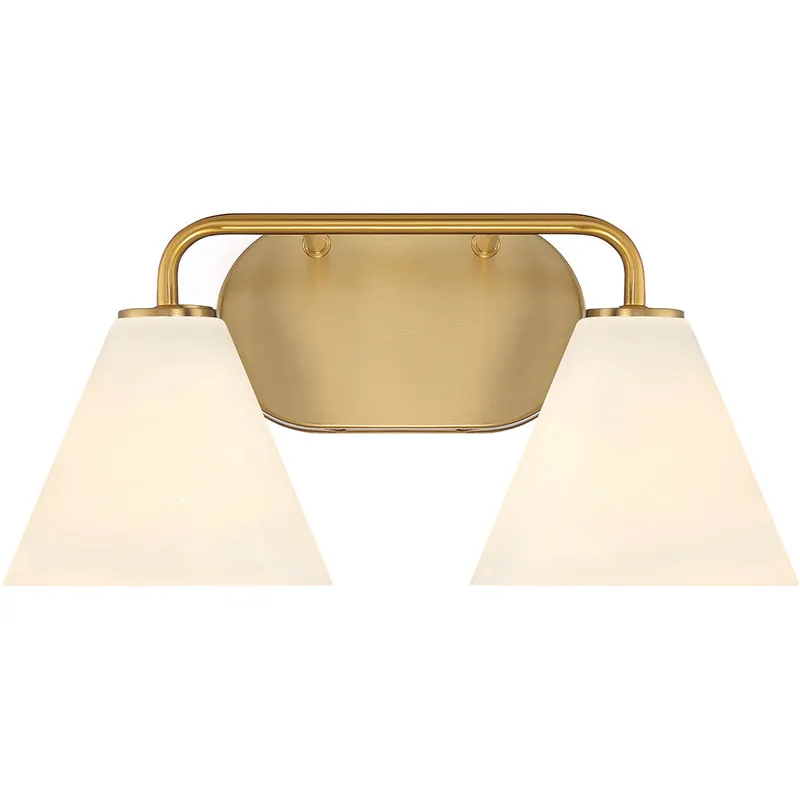 Blair 2 Light 15.5 inch Warm Brass Bath Wall Light