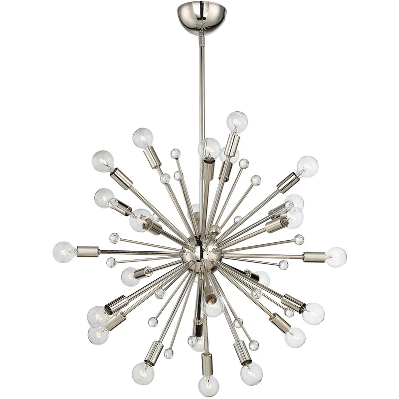Galea 24 Light 23 inch Polished Nickel Chandelier Ceiling Light, Essentials
