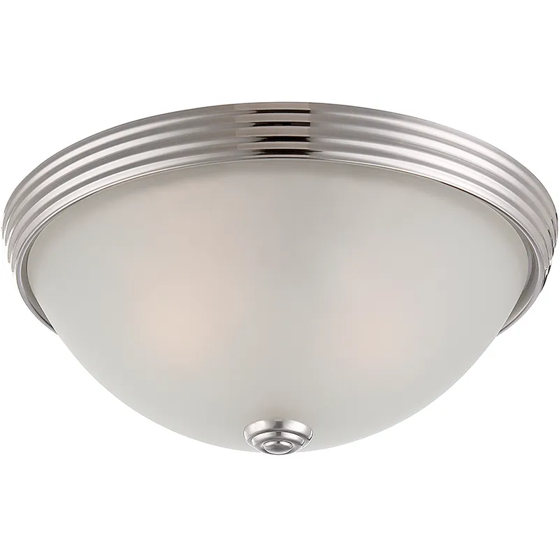 Stella 2 Light 11 inch Polished Nickel Flush Mount Ceiling Light, Essentials