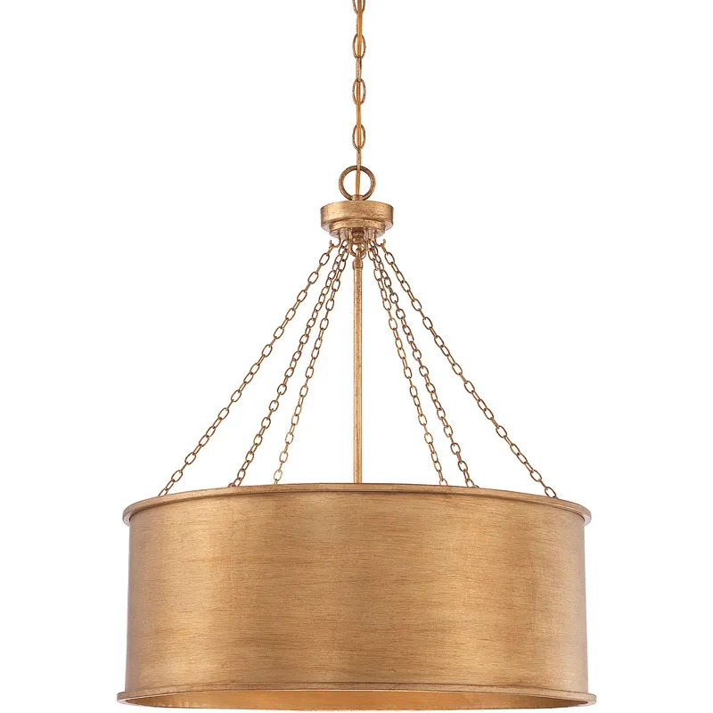 Rochester 6 Light 25 inch Gold Patina Pendant Ceiling Light