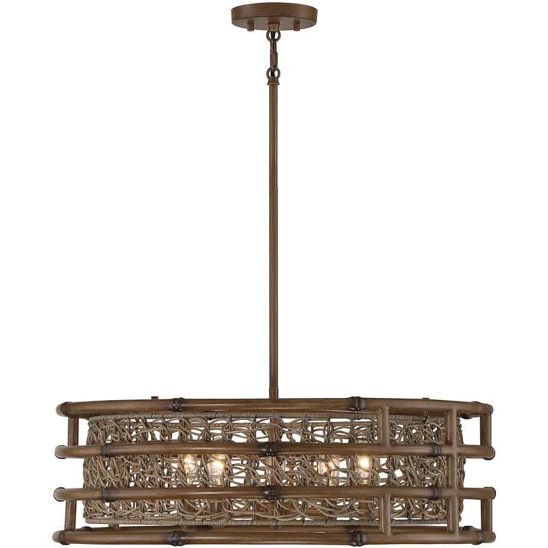 Treviso 5 Light 25.75 inch Grapevine Pendant Ceiling Light
