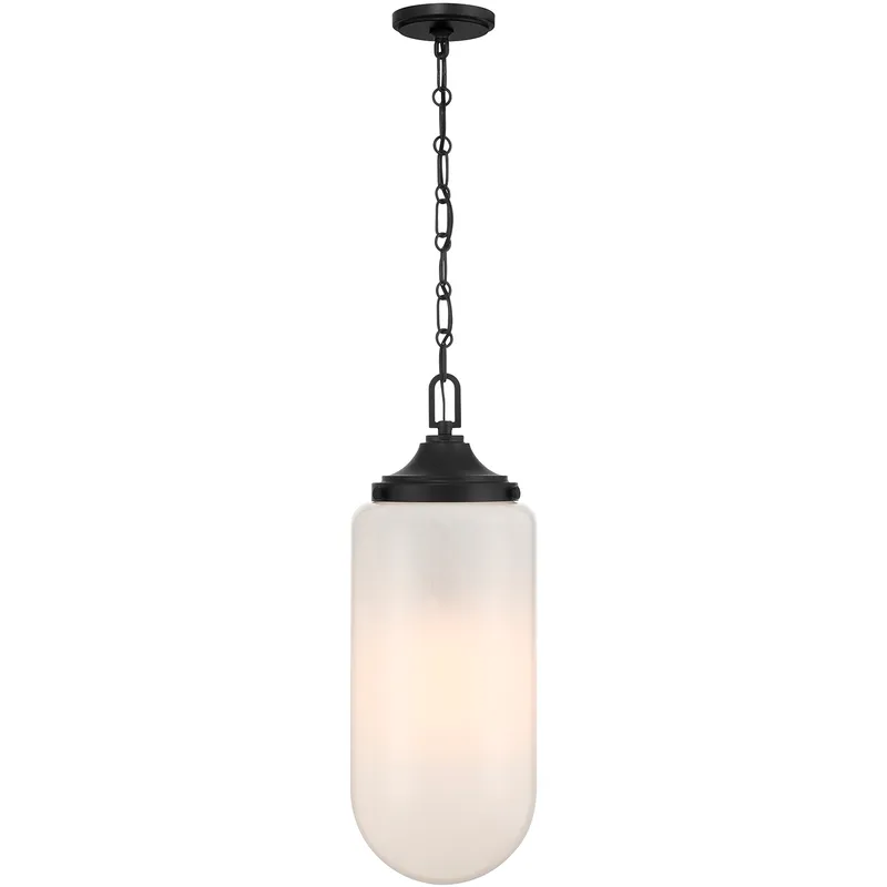 Bryant 3 Light 9 inch Matte Black Pendant Ceiling Light, Essentials
