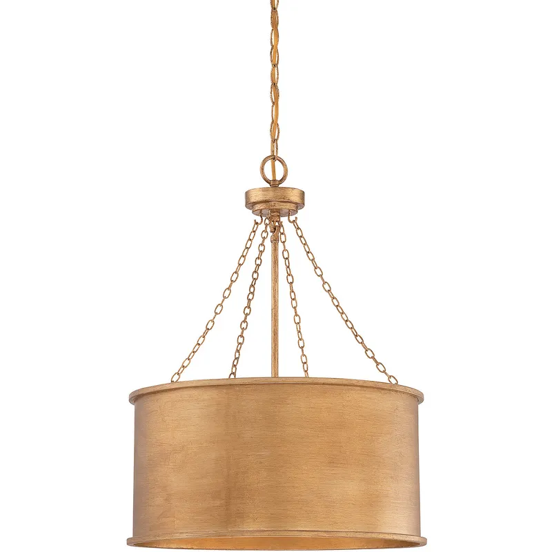 Rochester 4 Light 19 inch Gold Patina Pendant Ceiling Light
