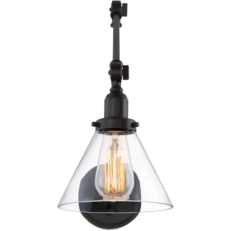 Drake 33.75 inch 60.00 watt English Bronze Adjustable Wall Sconce Wall Light, Essentials