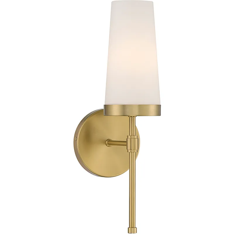 Haynes 1 Light 5 inch Warm Brass Wall Sconce Wall Light, Essentials