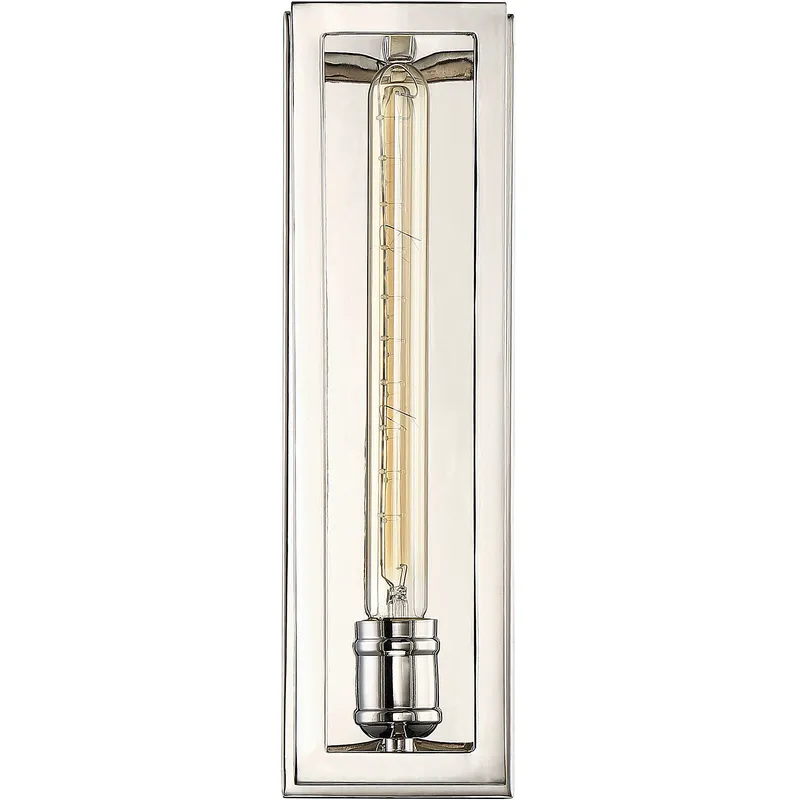 Clifton 1 Light 4.5 inch Polished Nickel Wall Sconce Wall Light, Essentials