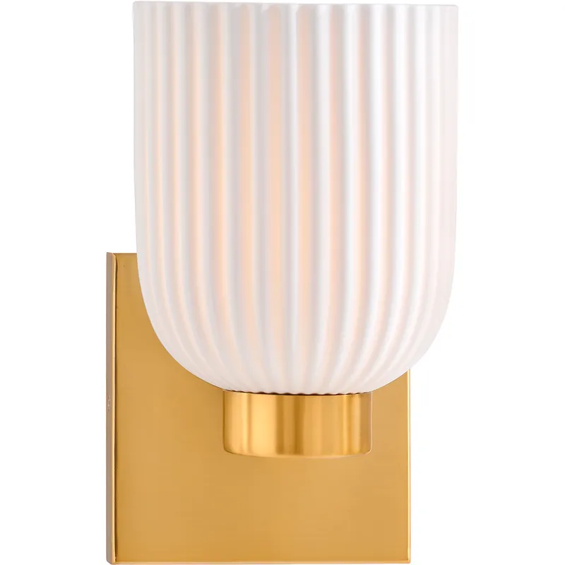 Isla Blanca 1 Light 5 inch Warm Brass Wall Sconce Wall Light