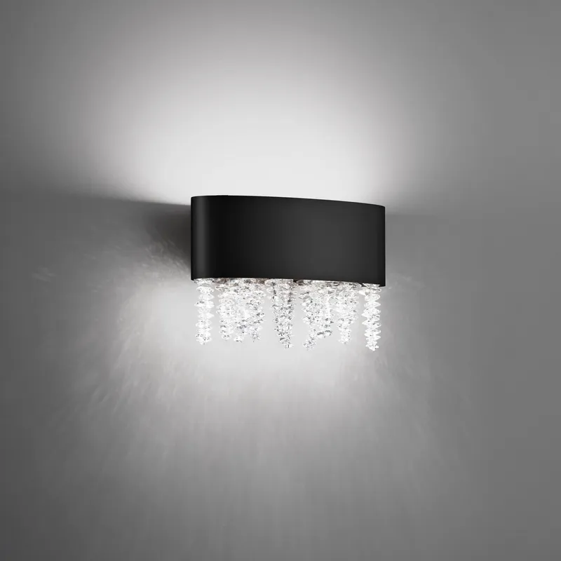 Signature Soleil LED 4 inch Black ADA Wall Sconce Wall Light, Schonbek Signature
