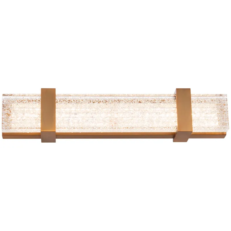 Beyond Verandah LED 18 inch Aged Brass Bath Vanity & Wall Light, Beyond