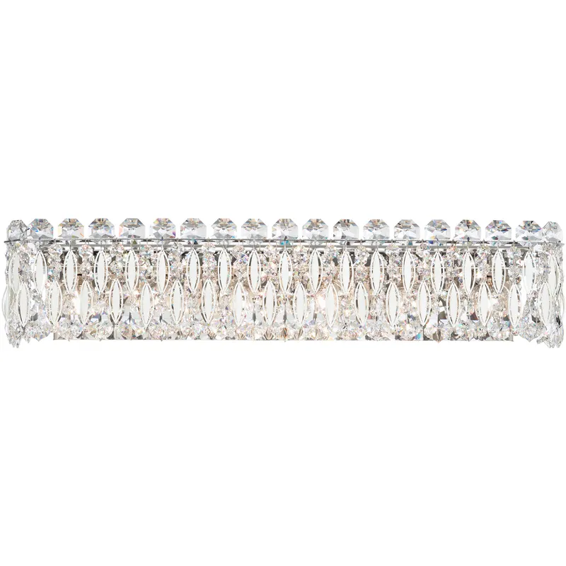Sarella 6 Light 25.5 inch White Bath Vanity & Wall Light in Radiance