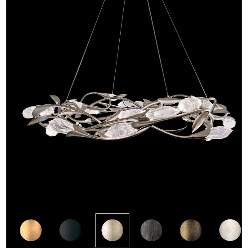 Signature Secret Garden LED 35.4 inch Heirloom Bronze Chandelier Ceiling Light, Schonbek Signature