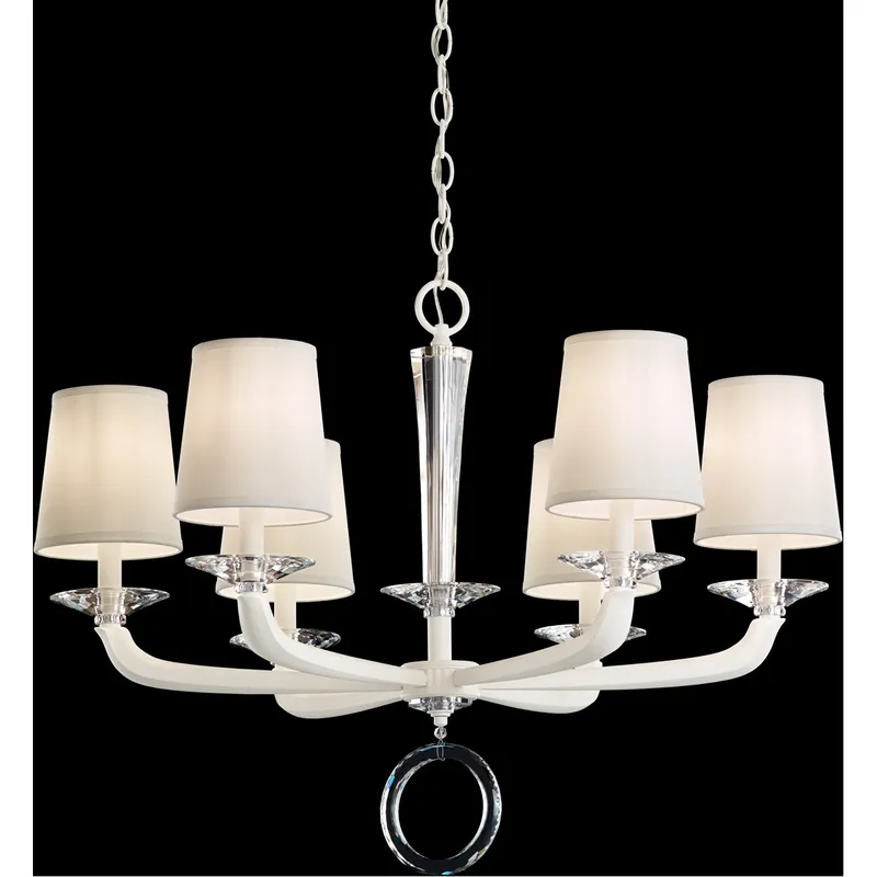 Emilea 6 Light 30.5 inch Etruscan Gold Chandelier Ceiling Light