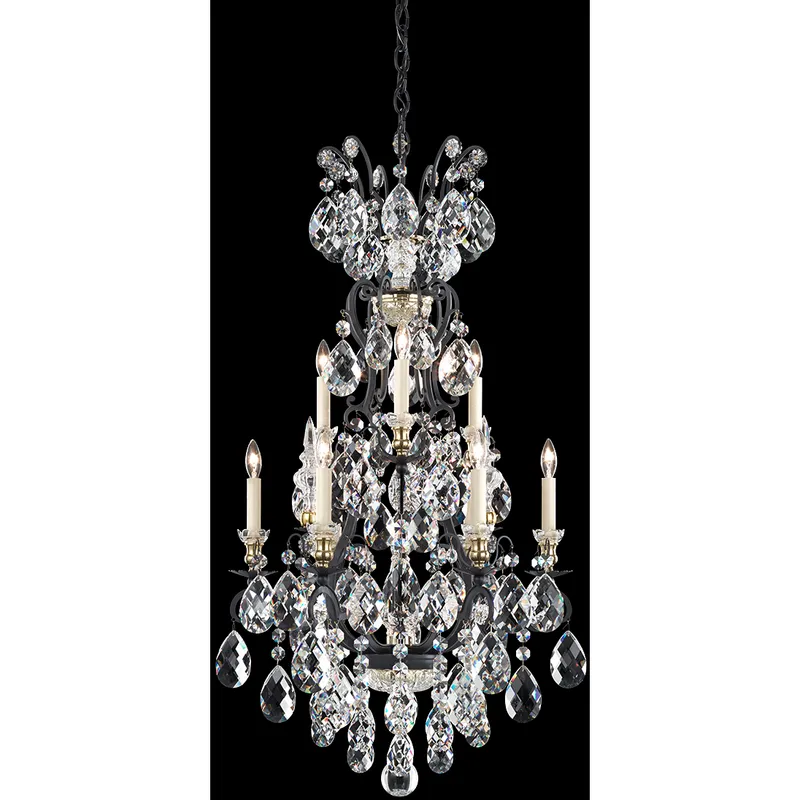 Signature Legacy Renaissance 10 Light 21 inch Heirloom Bronze Chandelier Ceiling Light in Radiance