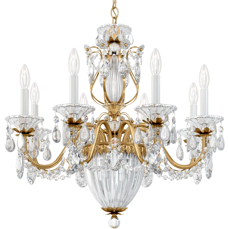Bagatelle 11 Light Heirloom Gold Chandelier Ceiling Light in Radiance