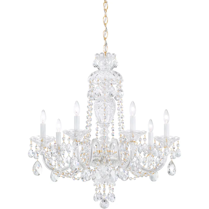 Sterling 7 Light 25 inch Aurelia Chandelier Ceiling Light in Swarovski