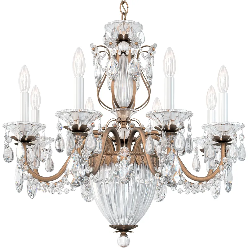 Bagatelle 11 Light Etruscan Gold Chandelier Ceiling Light in Radiance