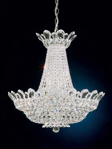 Trilliane 24 Light Silver Chandelier Ceiling Light in Radiance