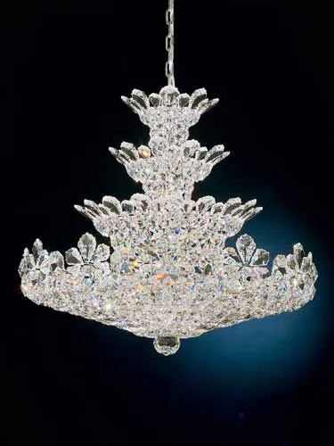 Trilliane 30 Light Stainless Steel Chandelier Ceiling Light in Radiance