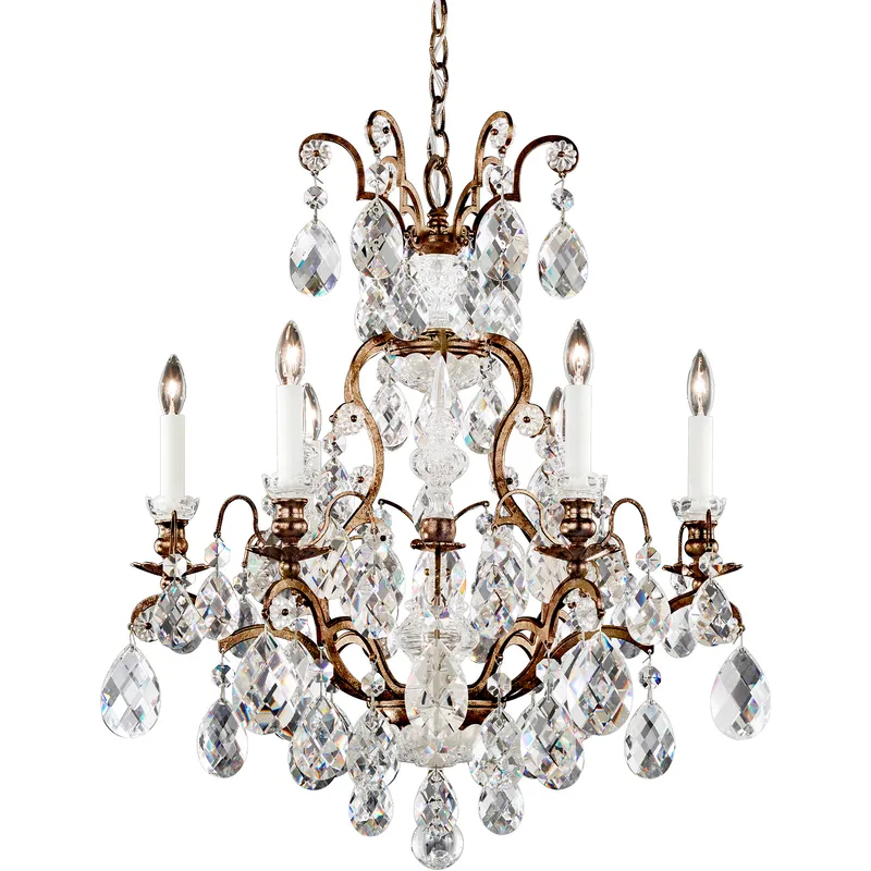 Renaissance 7 Light 23.5 inch Heirloom Bronze Chandelier Ceiling Light in Heritage