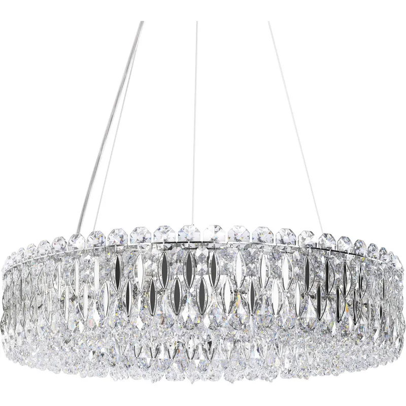 Sarella 12 Light 24 inch Stainless Steel Chandelier Ceiling Light in Polished Stainless Steel