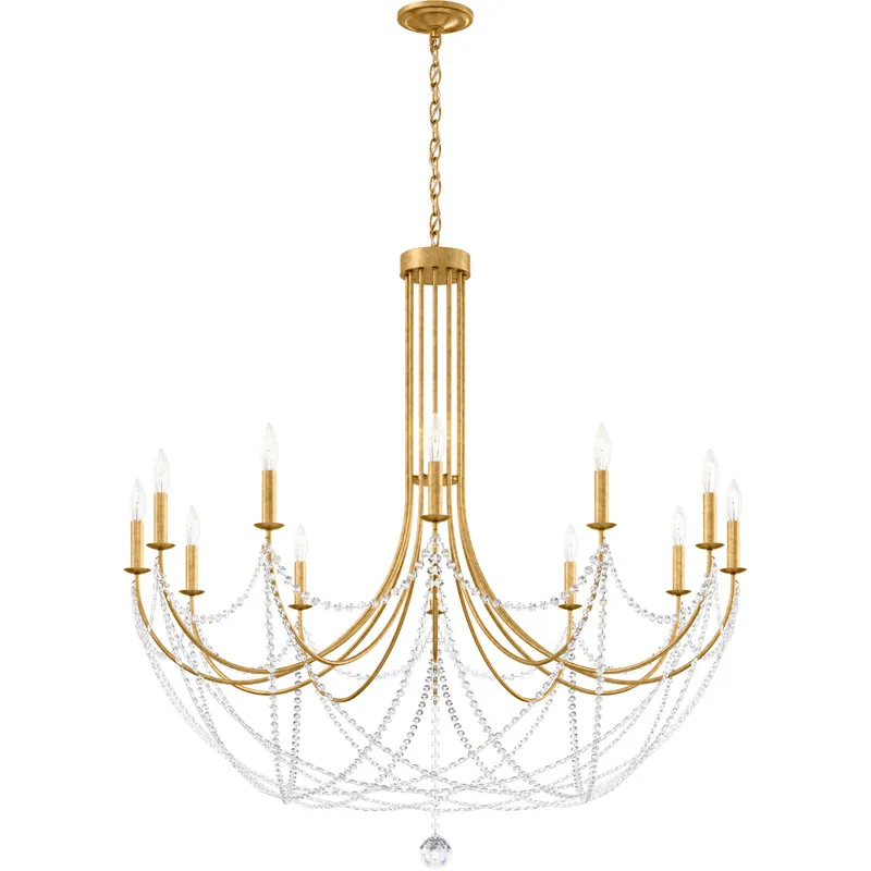 Verdana 12 Light Heirloom Gold Chandelier Ceiling Light