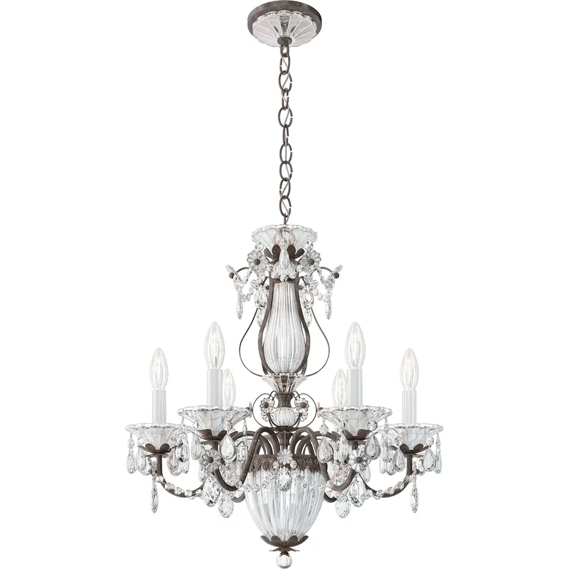 Bagatelle 7 Light Heirloom Bronze Chandelier Ceiling Light in Radiance