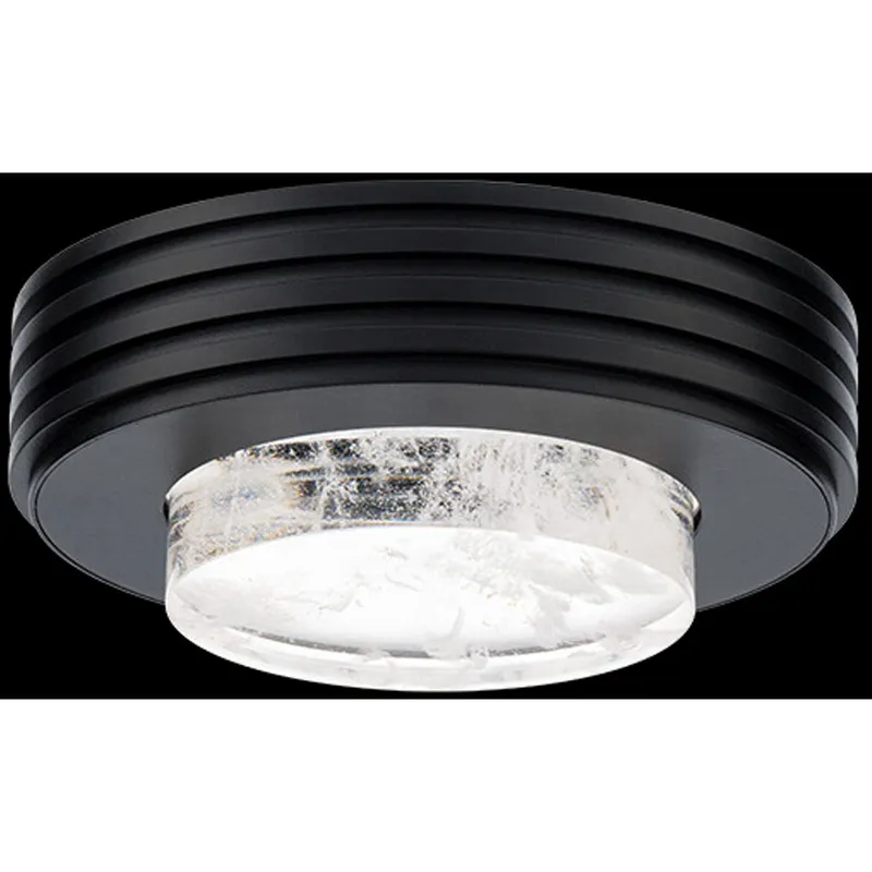 Beyond Zircle LED 8 inch Black Flush Mount Ceiling Light