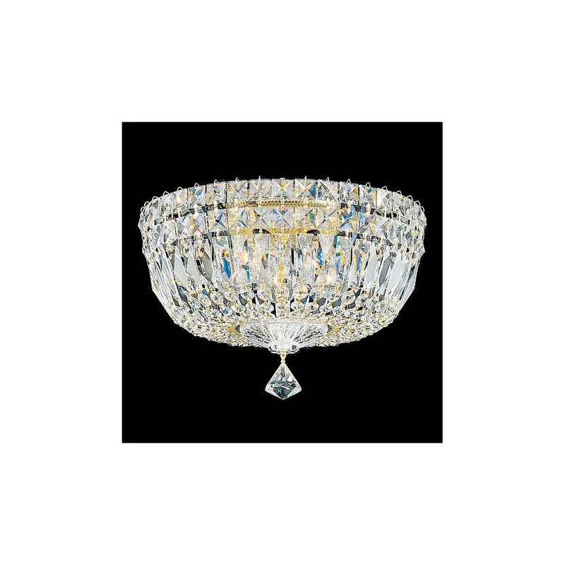 Petit Crystal Deluxe 5 Light Aurelia Flush Mount Ceiling Light in Radiance