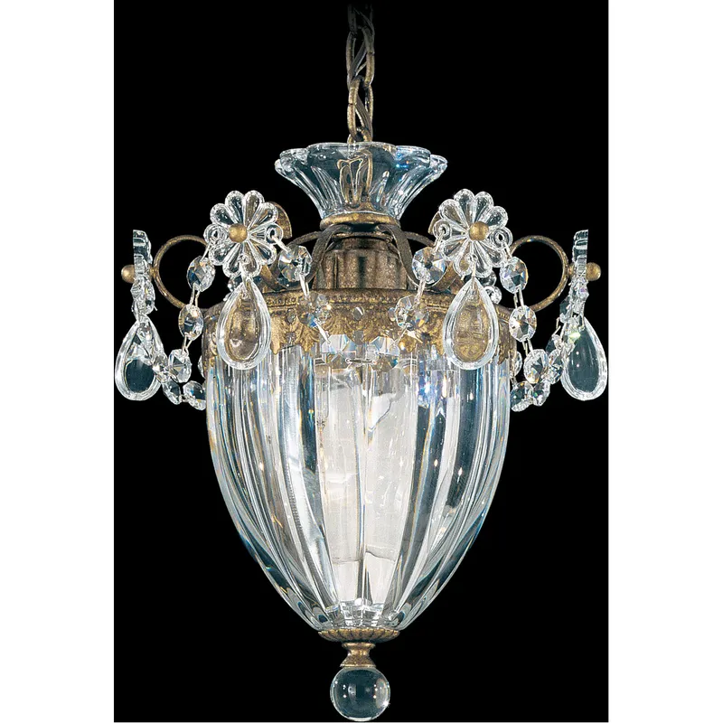 Bagatelle 1 Light Aurelia Mini Pendant Ceiling Light in Swarovski
