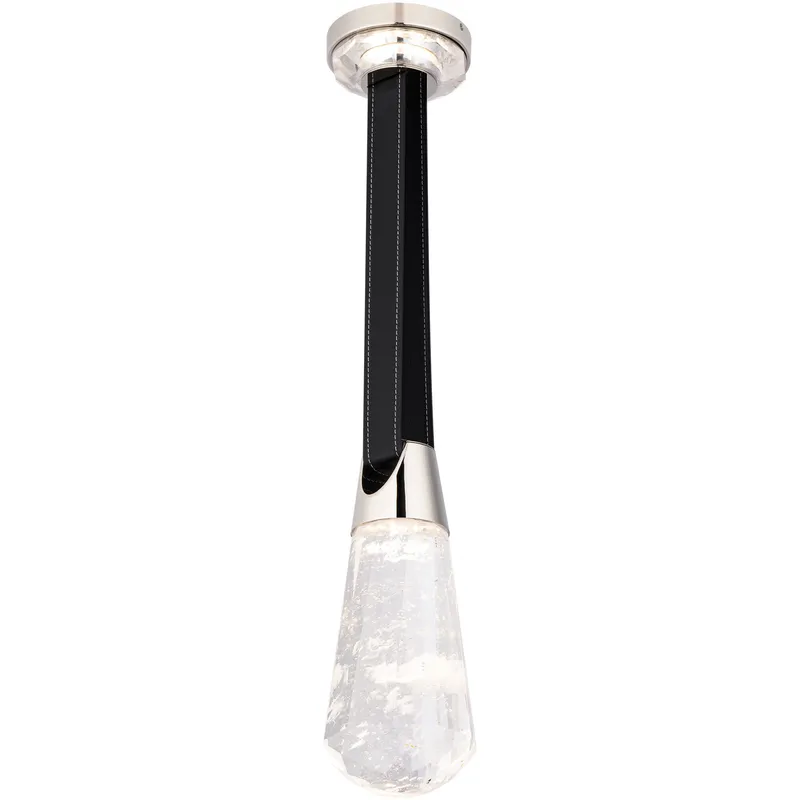 Beyond Strapped LED 4.8 inch Polished Nickel Pendant Ceiling Light, Beyond