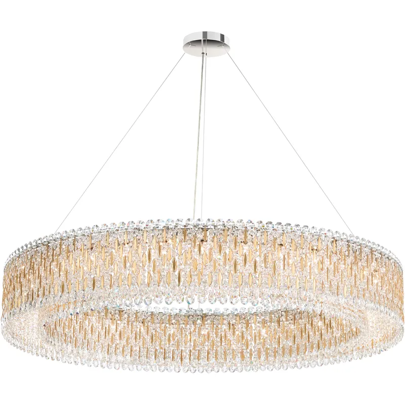Sarella 32 Light 59 inch Heirloom Gold Pendant Ceiling Light in Heritage