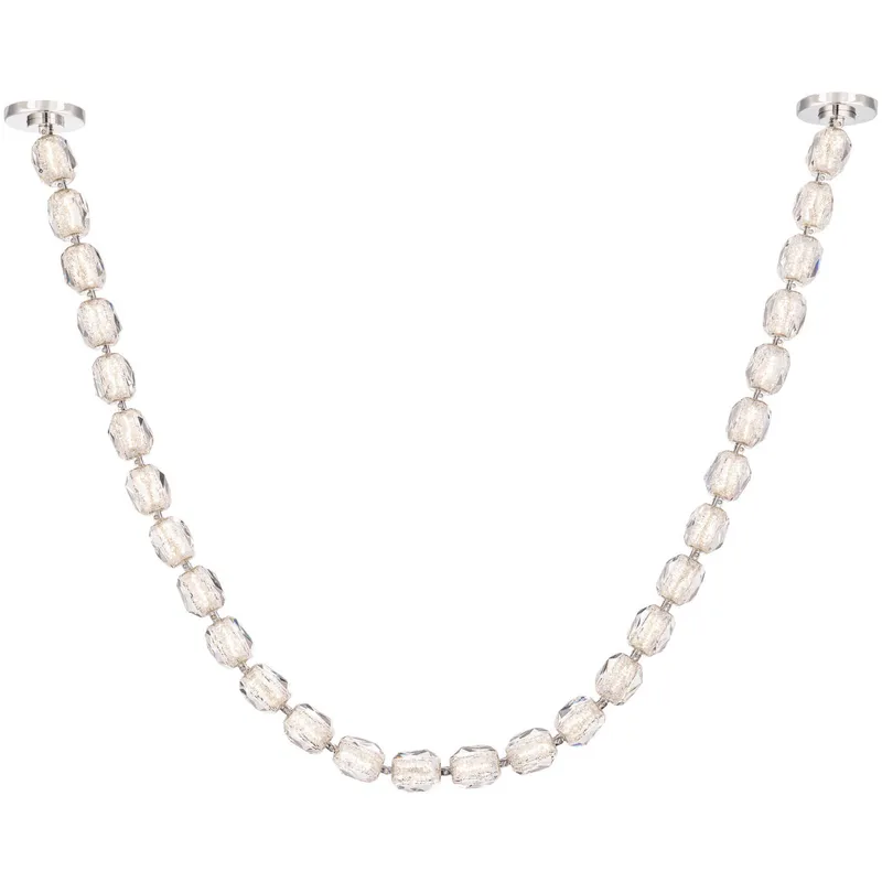 Forever Seduction LED 102.1 inch Polished Nickel Modular Pendant Ceiling Light, Remote Driver